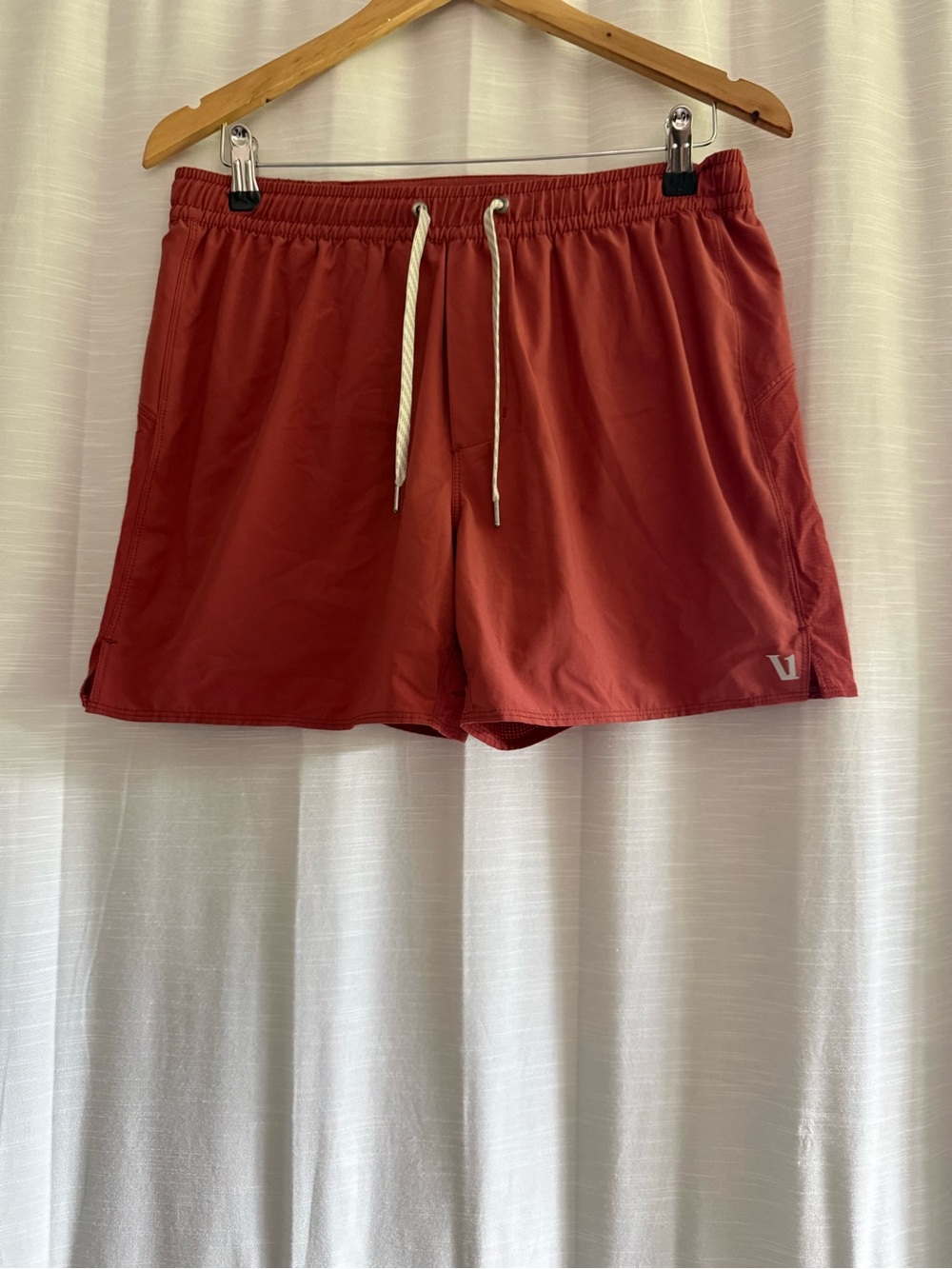 Vuori Men's Red Athletic Shorts